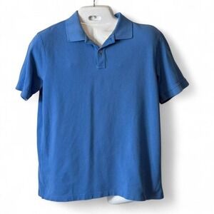 Vintage Late 80s/Early 90s Express Vibrant Blue Polo Shirt, Men's Size M